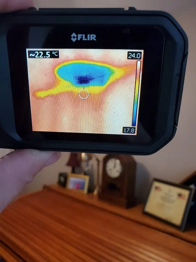 Thermal imaging inspection for water damage in North Dansville